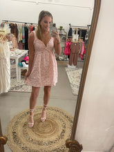Load image into Gallery viewer, Blush Textured Mini Dress
