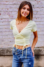 Load image into Gallery viewer, Short Sleeve Ruched Top
